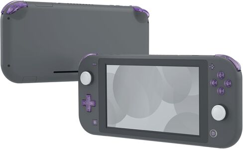 eXtremeRate Clear Candy Pink Replacement ABXY Home Capture Plus Minus Keys Dpad L R ZL ZR Trigger for Nintendo Switch Lite, Full Set Buttons Repair Kits with Tools for Nintendo Switch Lite in Kuwait