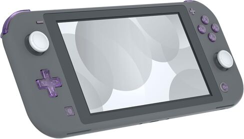 eXtremeRate Clear Candy Pink Replacement ABXY Home Capture Plus Minus Keys Dpad L R ZL ZR Trigger for Nintendo Switch Lite, Full Set Buttons Repair Kits with Tools for Nintendo Switch Lite in Kuwait