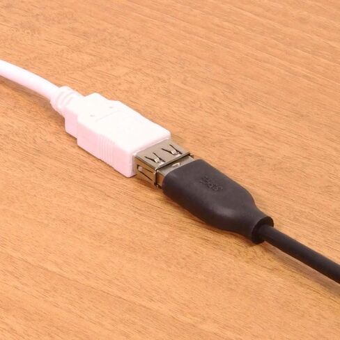 يو اس بي جير 2 قدم كابل تمديد USB 2.0 ذكر A إلى أنثى A أبيض in Saudi Arabia