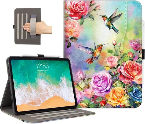 Lokigo for iPad Air 13 Inch Case 2024 M2/iPad Pro 12.9 Case (6th/5th/4/3th Gen 2022/2021/2020/2018) مع حامل قلم رصاص ، معرف اللمس وأواق السيارات (سلحفاة زرقاء) in Kuwait
