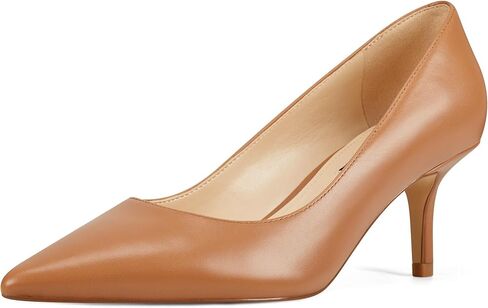 Nine West Women's Arlene Pump, Cognac Suede 121, 6 in Saudi Arabia