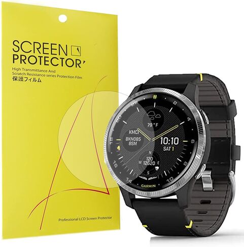 متوافق مع واقي شاشة الهواء Garmin D2 ، Lamshaw [6 Pack] تغطية كاملة TPU Clear Film متوافقة مع Garmin D2 X10 Air GPS Smartwatch (6 حزمة) in Kuwait