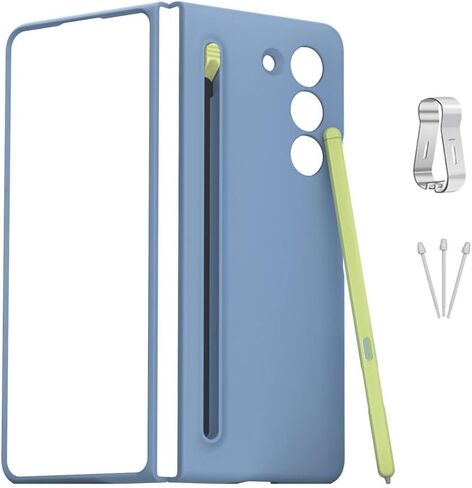 TUCANA Slim S Pen & Phone Case Combo Compatible with Galaxy Z Fold5, Storage Slot and Holder for Slim S Pen Fold Edition Without Bluetooth + 2 Tips (Graphite Black) in Saudi Arabia