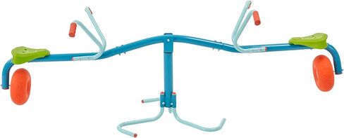 TP Activity Spiro Hop Bouncer Teeter Totter - Teeter Totter Playset That Spins 360° - Holds up to 75 lbs per Seat, Green/Lime (TP749) in Saudi Arabia