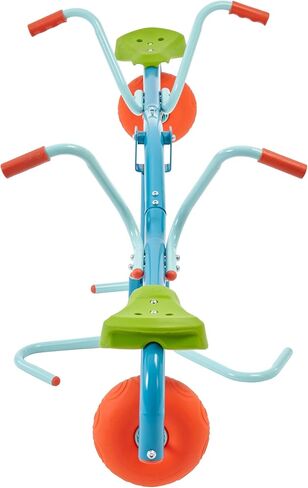 TP Activity Spiro Hop Bouncer Teeter Totter - Teeter Totter Playset That Spins 360° - Holds up to 75 lbs per Seat, Green/Lime (TP749) in Saudi Arabia