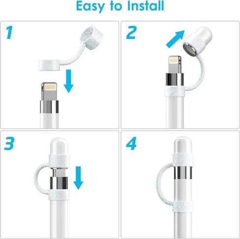 تشمل ملحقات قلم القلم الرصاص DTTO 4 DTTO 4 من الجيل الأول من Apple Pencil ، وملحقات الحماية المضادة للضوء ، حامل غطاء القلم الرصاص ، غطاء الطرف ، حبل محول الكابلات ، الألوان in Kuwait