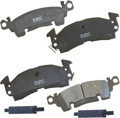 Bendix SBC924 Premium Brake Pad Set for Hyundai Elantra 2010-2007,Sonata 2010-2003,Tiburon 2008-2003,Tucson 2009-2005, Kia Magentis 2010-2003,Optima 2010-2003,Soul 2013-2010,Sportage 2010-2005-(REAR) in Saudi Arabia