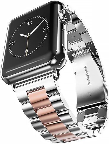 Smart Watch Bands for Apple Watch Strap 38mm 40mm 41mm 42mm 44mm 45mm 46mm 49mm, Stainless Wristband for iWatch Series 10 9 8 7 6 5 4 3 Ultra SE 2 1 in Saudi Arabia
