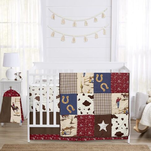 Sweet JoJo Designs Construction Truck Boy Baby Crib Bedding Set Infant Nursery Room BreathableBaby Breathable Mesh Crib Liner Blanket Fitted Sheet Skirt 6p Red Blue Transportation Arrow Tire Tracks in Saudi Arabia