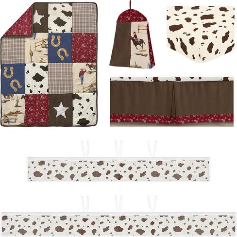 Sweet JoJo Designs Construction Truck Boy Baby Crib Bedding Set Infant Nursery Room BreathableBaby Breathable Mesh Crib Liner Blanket Fitted Sheet Skirt 6p Red Blue Transportation Arrow Tire Tracks in Saudi Arabia