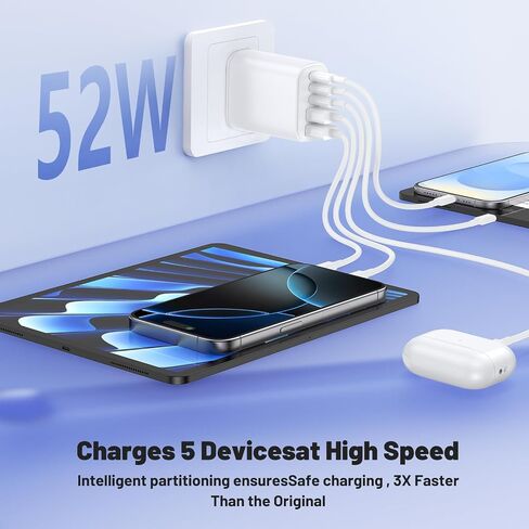 كتلة شاحن سريع iPhone USB C، 2 حزمة 20 وات USB C قابس شحن جداري، صندوق مكعب مكعبات محول الطاقة من النوع C PD لهاتف Apple iPhone 16/15 Pro Max/15 Pro/14 Pro Max/14 Pro/13/12 Mini/11/XS /XR، آيباد برو in Kuwait