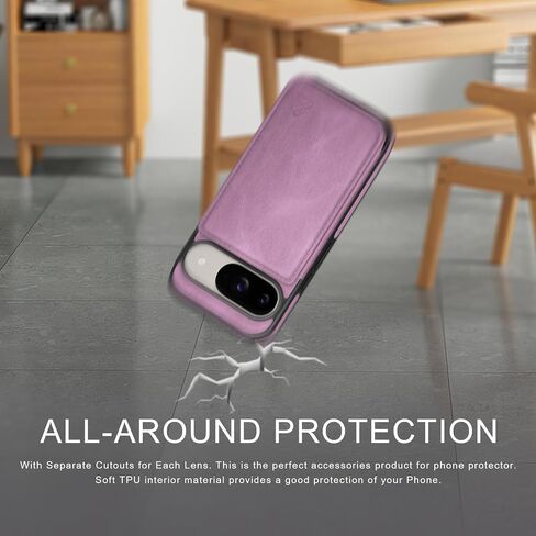 تم تصميمه لـ Google Pixel 9 5G/Pixel 9 Pro Case Wallet مع حامل البطاقة ، [غطاء المشبك المغناطيسي] in Kuwait