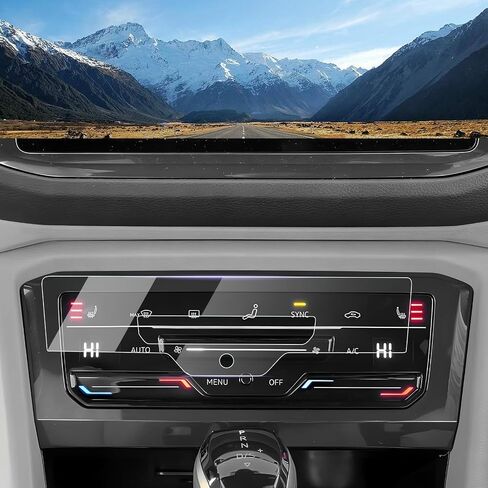 LUWU Screen Protector Compatible with 2023 2024 2025 Atlas Tiguan Taos Accessories 2024 2025 Taos Atlas Tiguan Screen Protector 2025 VW Taos Atlas Nano Climate Touchscreen 2PCS in Saudi Arabia