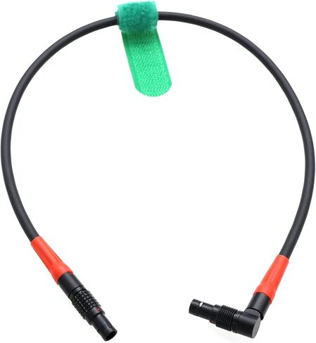 Light Ranger to MDR4 MDR3 Serial Data Power Cable for Preston, 4 Pin Right Angle Rotate to Straight, Black Connector, 60cm in Saudi Arabia