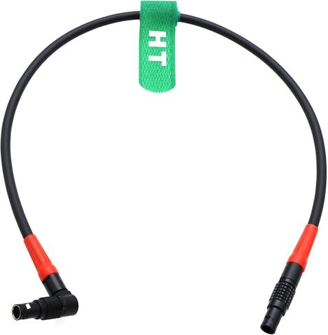 Light Ranger to MDR4 MDR3 Serial Data Power Cable for Preston, 4 Pin Right Angle Rotate to Straight, Black Connector, 60cm in Saudi Arabia
