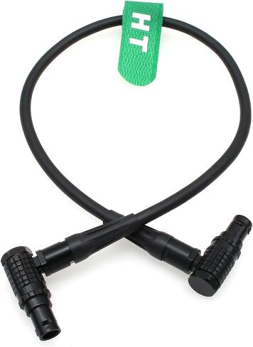 Light Ranger to MDR4 MDR3 Serial Data Power Cable for Preston, 4 Pin Right Angle Rotate to Straight, Black Connector, 60cm in Saudi Arabia