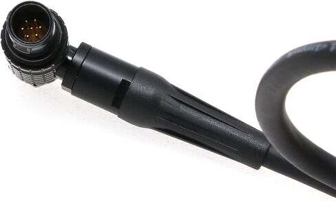 Light Ranger to MDR4 MDR3 Serial Data Power Cable for Preston, 4 Pin Right Angle Rotate to Straight, Black Connector, 60cm in Saudi Arabia