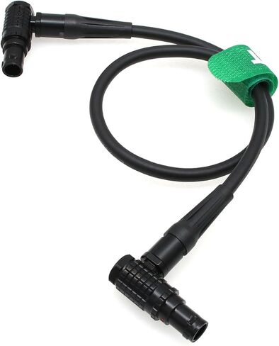 Light Ranger to MDR4 MDR3 Serial Data Power Cable for Preston, 4 Pin Right Angle Rotate to Straight, Black Connector, 60cm in Saudi Arabia