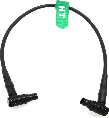Light Ranger to MDR4 MDR3 Serial Data Power Cable for Preston, 4 Pin Right Angle Rotate to Straight, Black Connector, 60cm in Saudi Arabia