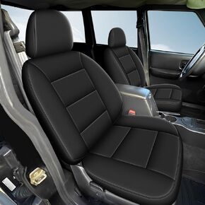 Custom Seat Covers for Jeep Cherokee XJ Full Set Seat Covers Waterproof Car Seat Protectors1984 1985 1986 1987 1988 1989 1990 1991 1992 1993 1994 1995 1996 1997 1998 1999 2000 2001 SE Sport (Black)