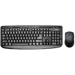 Bornd Wireless Keyboard & Mouse Combo, Black (M610 BLACK)