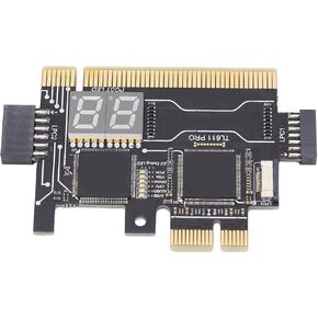 Fafeicy TL611 Pro Motherboard Analyzer Diagnostic Card, PCI-E LPC Debug Tester for Asus, MSI, Gigabyte, Compatible with Windows, Linux, macOS