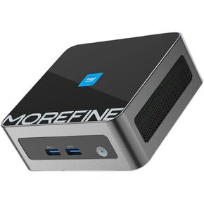 MOREFINE Mini Computer N100, Mini PC Alder Lake N100 (up to 3.4GHz), 16GB DDR4 RAM, 512GB PCIe M.2 SSD, 4K Dual Display, Mini Desktop Computer WiFi 6/BT 5.2 for Home/Office