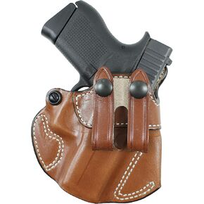 Desantis Cozy Partner Gun Holster - IWB, Conceal Carry, Fits Kahr K9/40, P9/40, PM9/40/45, MK9/40; Kimber Ultra Carry; Ruger LC9, EC9s; Colt Officer, Defender, New Agent 45 - Right Hand Draw, Tan