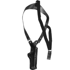 Leather Vertical Shoulder Gun Holster for Beretta 92FS, Glock 17/26/43,Taurus G2C,S&W M&P 2.0