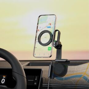 SOOPII for Tesla Phone Mount,Strongest Magnetic Monitor Mount for Tesla 3/Y Accessories,Mag-Safe Car Phone Holder for iPhone 16/15 and More Phones