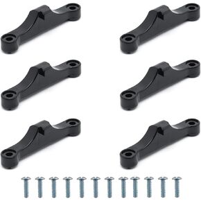 6pcs كمبيوتر سطح المكتب AMD Motherboard CPU Bracket for AM5 Motherboard Socket مع 12 مسامير أسود