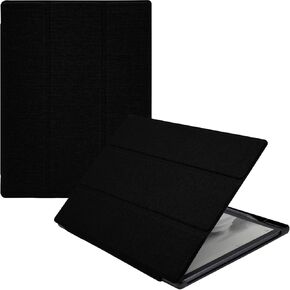 Protective Folio Case for iFLYTEK AINOTE Air 2, Ultra-Thin Lightweight Trifold Protective Cover with Built-in Pen Holder Auto Sleep/Wake for AINOTE Air2 Tablet 8.2 inch (Cloth Black)