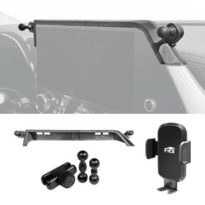 FICS Phone Holder Compatible with Toyota Highlander Toyota Highlander compaitable with 2024 Toyota Highlander Limited, Platinum or HEV only for 12.3" Navigation Monitor.