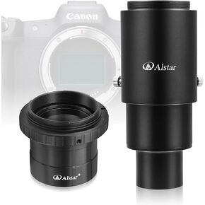 Alstar T2 T Ring Adapter and M42 to 2" Telescope Adapter for Ca non - Bundle with - 1.25" Extendable Camera Adapter