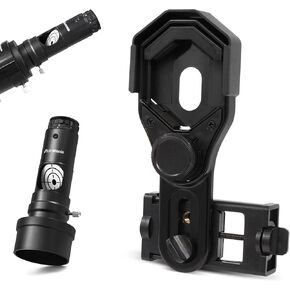 Astromania 1.25" Laser Collimator 2" Adaptor - Bundle with - Smartphone Photography Adapter