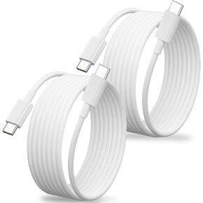 for iPhone 16/15 Fast Charger Cord 3ft/2Pack,60W USB C to USB C Cable Fast Charging for iPhone 16 Pro Max 15 Plus/iPad/Galaxy/Google Pixel 9 8a
