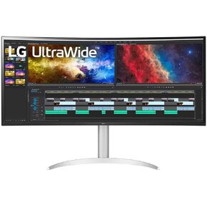 LG 37.5" 38BP85C-W 21:9 QHD+ UltraWide™ Curved Monitor with HDR10, USB Type-C™, and AMD FreeSync™, Black