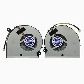 Replacement New Laptop CPU and GPU Cooling Fan for Gigabyte RP64W PR65 Aero14 Aero15 15X 15W 15P 15KB V8 X9 Y9 aero15 Classic sa Series BS5005HS-U2N BS5005HS-U2M DC5V Fan
