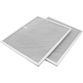 2 Pack BPS1FA30 Range Hood Aluminum Filter 99010299 S99010299 S99010305 AP3378953 8322 Aluminum Grease Range Filter Replaces 14.25"L x 11.85"W