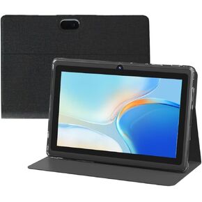 7 inch Android Tablet, 7 inch HD IPS Touchscreent, Quad-Core, 4GB RAM 32GB ROM 1TB Expand, 2MP + 5MP Dual Camera, WiFi 6 Bluetooth 3000 mAh Battery Tab Tablet with Case.