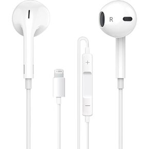 Earbuds Wired, Lightning Headphone for iPhone Earphones with Built-in Microphone & Volume Control HiFi Stereo Compatible with iPhone 14/13/12/11/XR/XS/X/8/7/SE