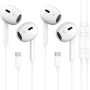 2 Pack-for iPhone Headphones Wired Earbuds/Earphones Built-in Microphone & Volume Control Nosie Reduction Headsets Compatible with iPhone 14/13/12/11/XR/XS/X/8/7/SE/Pro/Pro Max/Support All iOS System