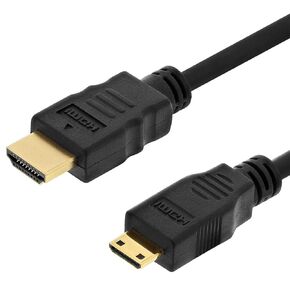 NTQinParts Mini HDMI HDTV Video Cable Cord for MNN Portable Monitor M133Q1 M140F1 M156F01 M173F1 MS400 MS680