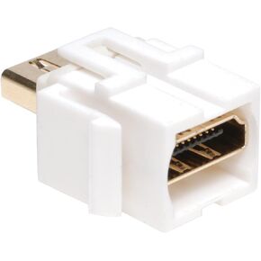 Tripp Lite HDMI Keystone Jack , Snap-in Insert Module (F/F) (P164-000-KJ-WH)