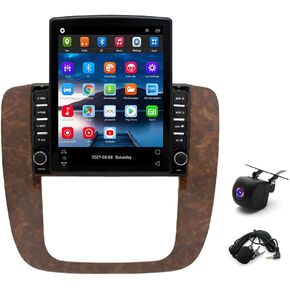 2+32g اللاسلكي carplay double din car stereo راديو متوافق مع Chevy متوافق مع GMC 2006-2014،9.7 "جهاز استقبال صوت لراديو السيارة اللمس مع دعم Android Auto SWC ، الكاميرا ، الكاميرا