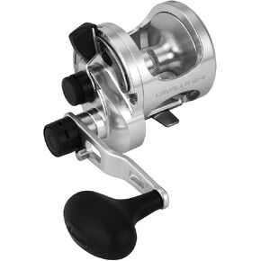 Okuma Cavalla 2 Speed ​​Aluminium Frame Lever بكرة السحب ، Cav-12ii