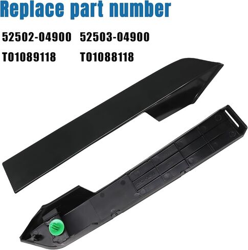 Front Bumper Grille Headlight Filler Trim Panels Set(2PCS).Compatible with Toyota Tacoma 2001 2002 2003 2004 Replaces# TO1089108 TO1088108 in Kuwait