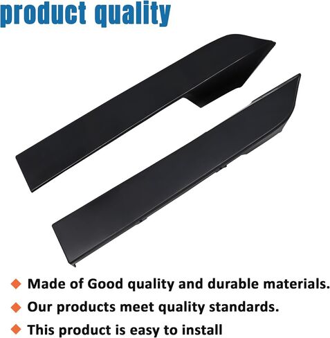 Front Bumper Grille Headlight Filler Trim Panels Set(2PCS).Compatible with Toyota Tacoma 2001 2002 2003 2004 Replaces# TO1089108 TO1088108 in Kuwait