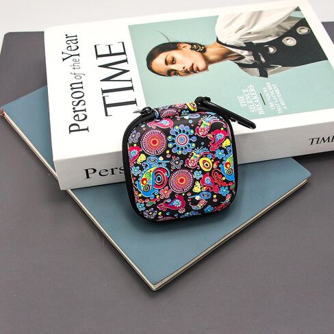 Earbud Case,Headphone Organizer Earbud Storage Bag, Hard EVA Shockproof Cover Carrying Case with Carabiner Clip Compatible with AirPods 4 AirPods Pro 2nd /3/2/1 Bose Galaxy (Jellyfish) in Kuwait