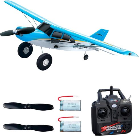 C138 RC Helicopter 2.4G 6CH 6-Axis Gyro Altitude Hold 1/33 Remote Control Plane Ready to Fly RTF(Blue-White) in Saudi Arabia